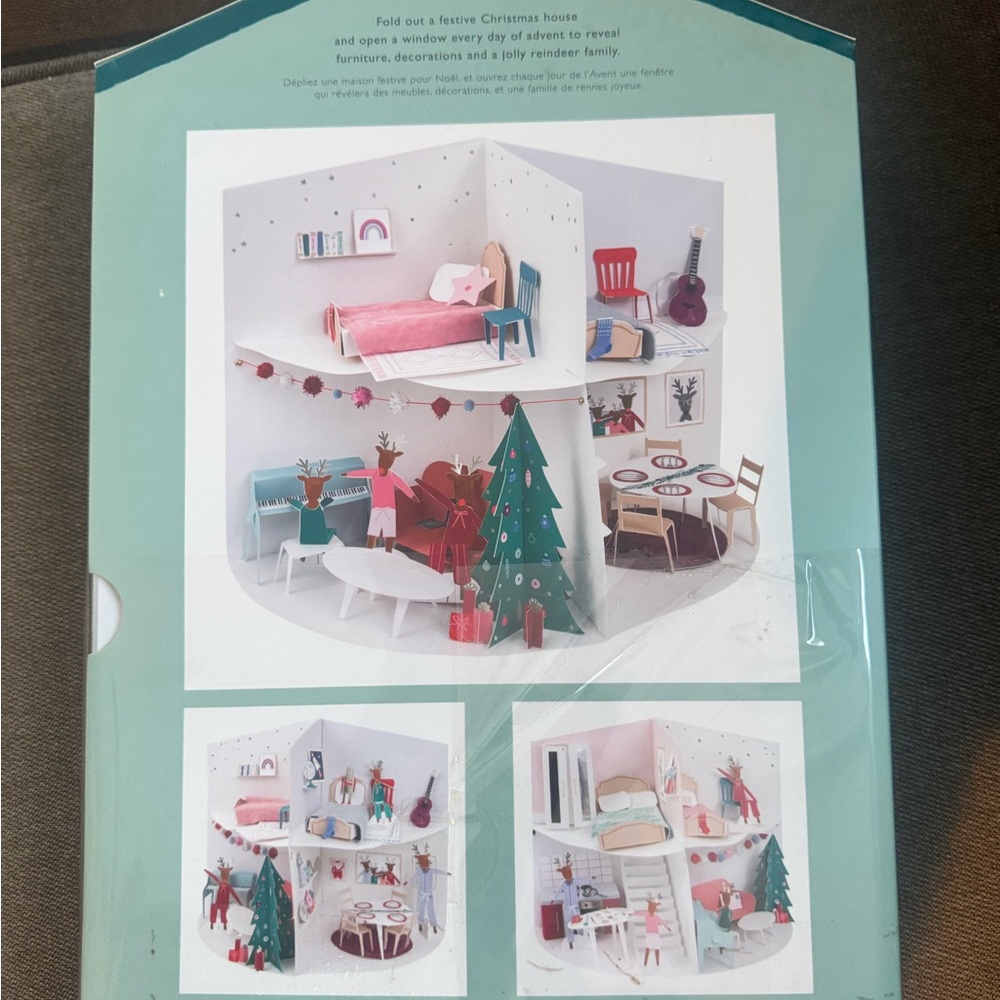 New Festive Christmas Advent House Furniture Meri Meri